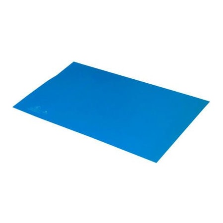 Desco Industries Inc Desco Statfree T2 Plus 66460 Dissipative Dual Layer Rubber Cut Mat 36"D x 72"W - Blue 66460